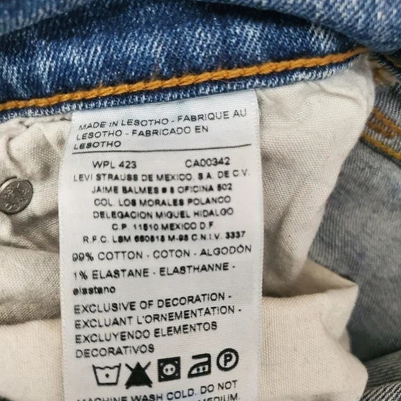 VINTAGE Levi's Denim Jeans size W36 L30 - Picture 15 of 16